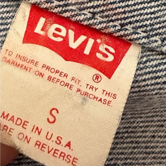 Levi’s Oversized Acid Relaxed Casual Denim Country Baggy Jean Button Jacket - Picture 9 of 11